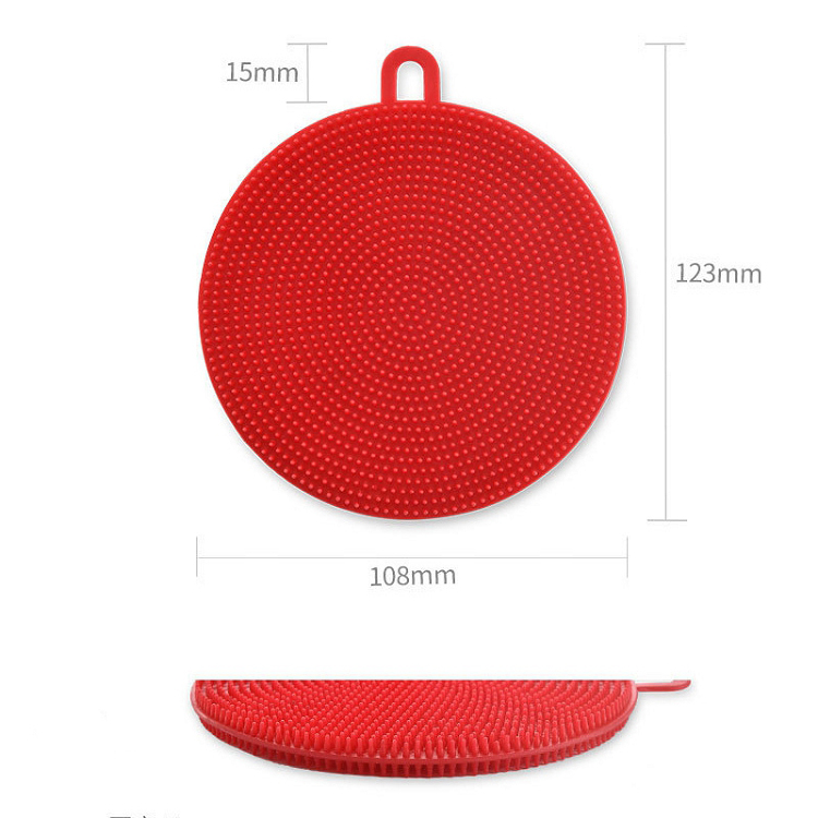 Soft Durable and Cheap Silicone Dish Washing Sponge with custom Standard